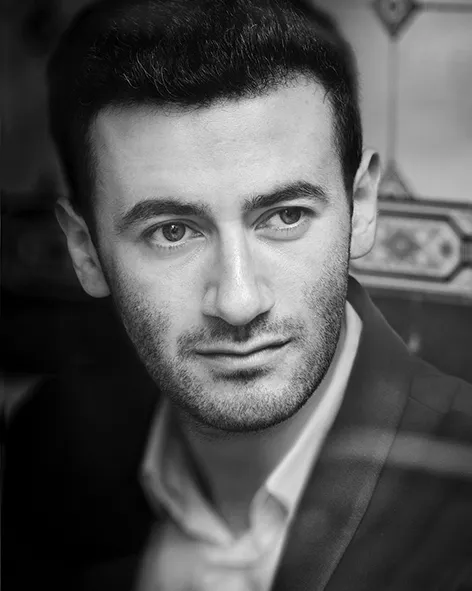 Der Pianist Boris Kusnezow, fotografiert von Irène Zandel